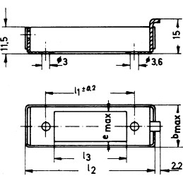 1 pcs - Telegartner, B0301 Connector Housing