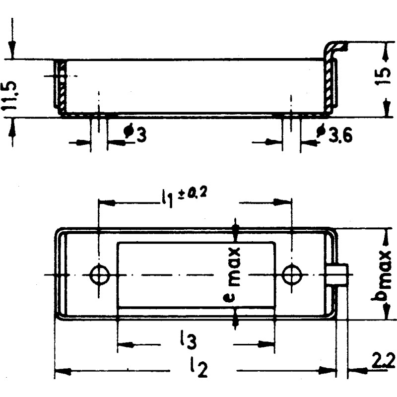 1 pcs - Telegartner, B0301 Connector Housing