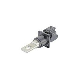 1 pcs : 09930010303 - Heavy Duty Power Connectors HanS BlkhdMountHouse Black M20