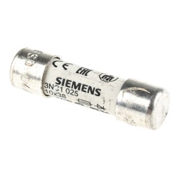 10 pcs - Siemens 25A Cartridge Fuse, 10 x 38mm
