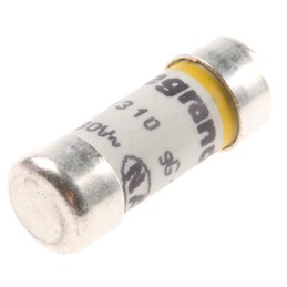 10 pcs - Legrand 10A F Ceramic Cartridge Fuse, 8.5 x 23mm