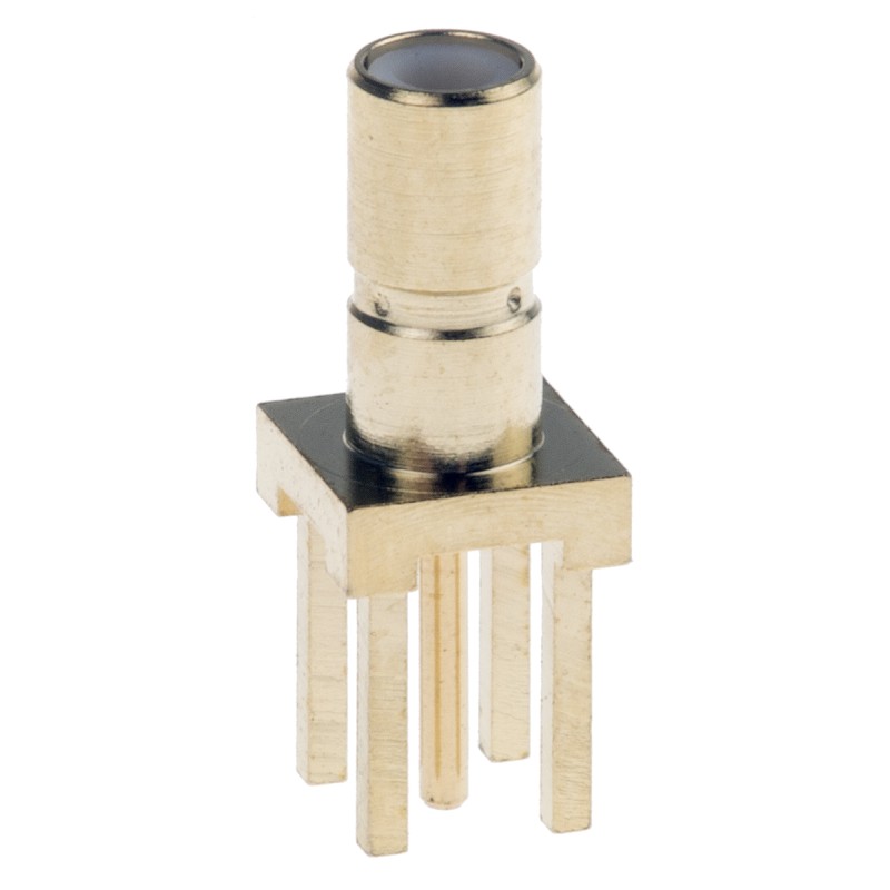 1 pcs - RS PRO, jack PCB Mount SSMB Connector, 50Ω, Solder Termination, Straight Body