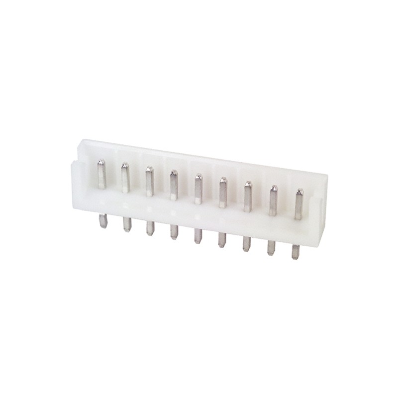 10 pcs - JST EH Series Straight Through Hole PCB Header, 9 Contact(s), 2.5mm Pitch, 1 Row(s), Shrouded