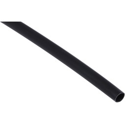 1 Bag of 1 - RS PRO Adhesive Lined Halogen Free Heat Shrink Tubing, Black 6.4mm Sleeve Dia. x 1.2m Length 3:1 Ratio