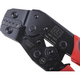 1 pcs - RS PRO Hand Ratcheting Crimp Tool for Wire End Sleeves, 0,5 - 6mm² Wire