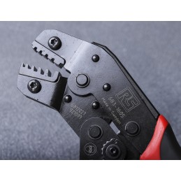 1 pcs - RS PRO Hand Ratcheting Crimp Tool for Wire End Sleeves, 0,5 - 6mm² Wire