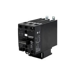 1 pcs : DR6760A75P - Solid State Relays - Industrial Mount SSR Relay, 3-Phase, DIN Rail Mount, 600VAC/75A, 90-280VAC/DC In, Zero