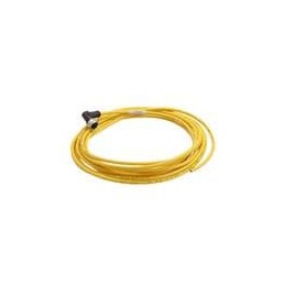 1 pcs : 21350400315050 - Sensor Cables / Actuator Cables M12 A-code 3-pin Angled female to open end, 5m, PVC yellow jacket