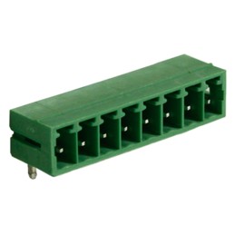 10 pcs - RS PRO 3.81mm Pitch 8 Way Right Angle Pluggable Terminal Block, Header, Through Hole, Solder Termination