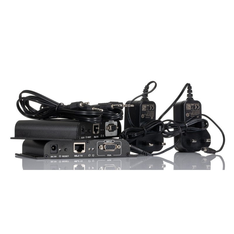 1 pcs - NewLink VGA over HDBaseT Extender 120m, 1080 Maximum Resolution