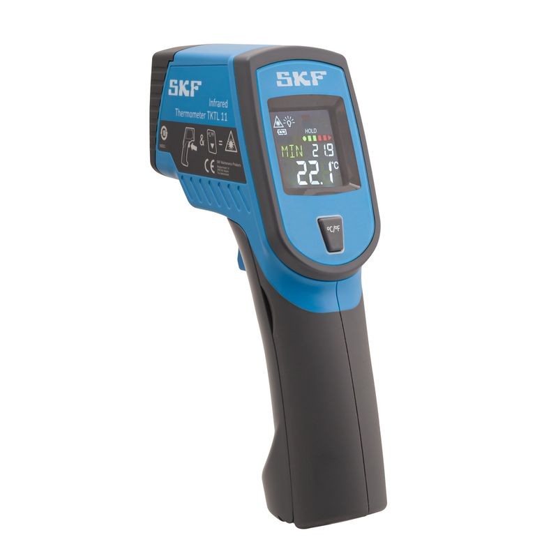 1 pcs - SKF TKTL 11 Infrared Thermometer, -60°C Min, +625°C Max, °C and °F Measurements
