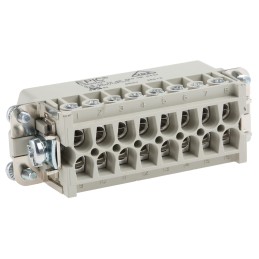 1 pcs - Epic Contact Heavy Duty Power Connector Insert, 14A, Male, H-A Series, 16 Contacts