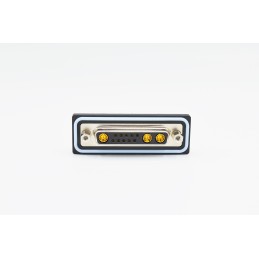 1 pcs - Norcomp CDF 25 Way Right Angle Solder D-sub Connector Socket, 2.77mm Pitch, with 4-40 Screw Locks