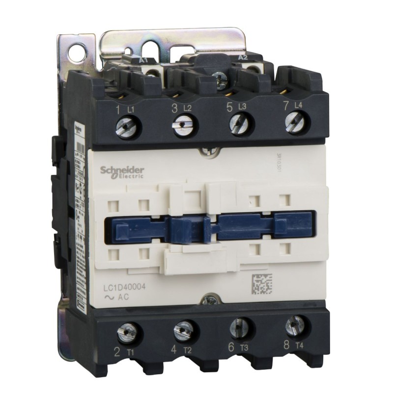 1 pcs - Schneider Electric LC1D Series Contactor, 3-Pole, 60 A, 1 NO + 1 NC