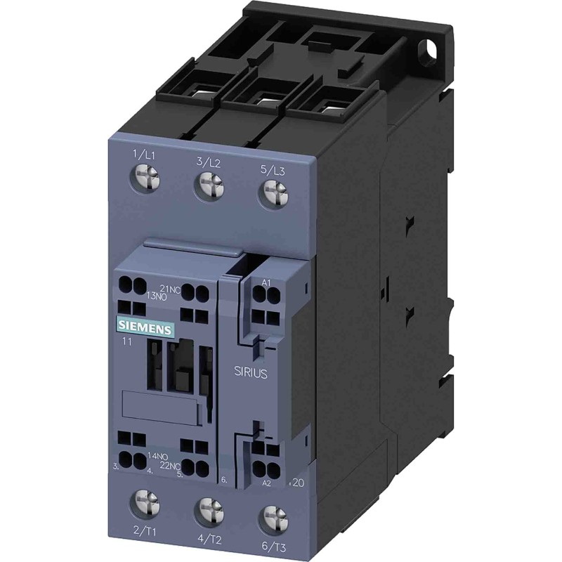1 pcs - Siemens Contactor, 3-Pole, 30 kW, 1NO + 1NC