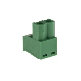 10 pcs - RS PRO 5.08mm Pitch 2 Way Right Angle Pluggable Terminal Block, Plug, Through Hole, Screw Termination