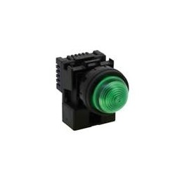 1 pcs : HW1P-1FQ0-W - Industrial Panel Mount Indicators / Switch Indicators 22mm Pilot Light White