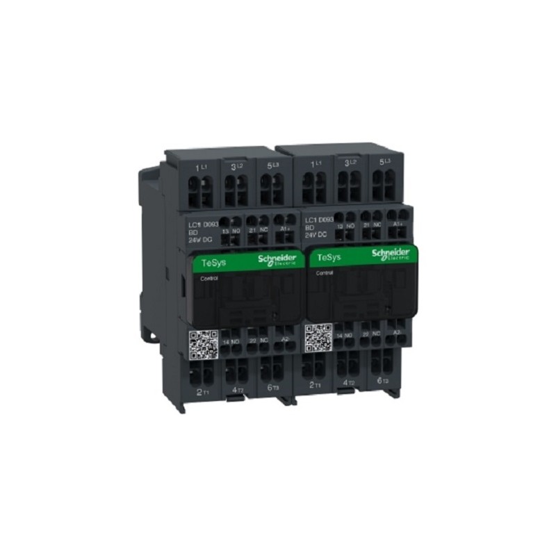 1 pcs - Contactor, 24 V dc Coil, 3-Pole, 9 A, 3NO, 440 V