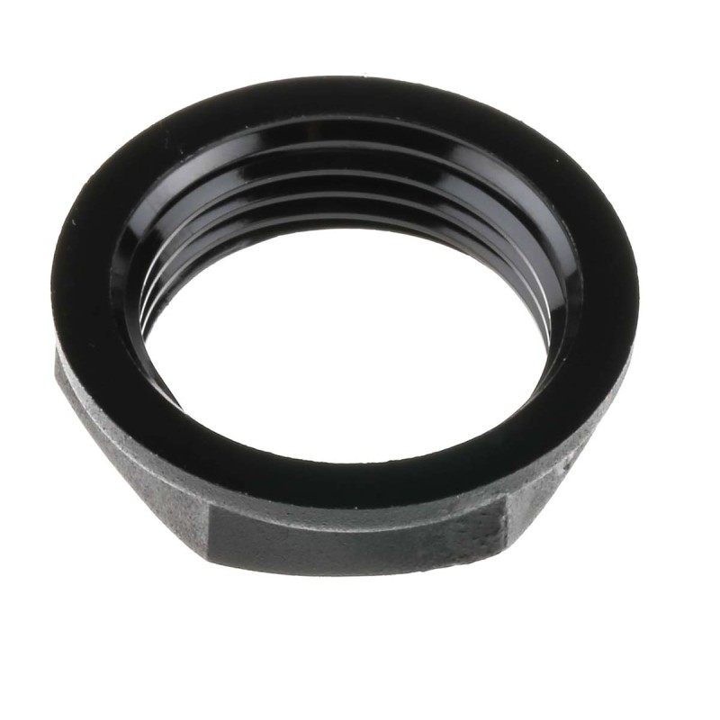 25 pcs - RS PRO Black PA 6 Cable Gland Locknut, M20 Thread