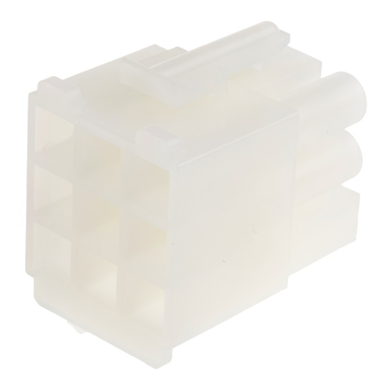 5 pcs - Molex, STANDARD .093' Female Connector Housing, 6.7mm Pitch, 9 Way, 3 Row