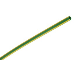 1 Bag of 1 - RS PRO Halogen Free Heat Shrink Tubing, Green 3.2mm Sleeve Dia. x 1.2m Length 2:1 Ratio