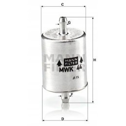 Mwk 44 mann filter fuel filter