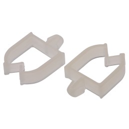 1 Bag of 50 - RS PRO Natural Nylon Wire Saddle, 10.7mm Max. Bundle