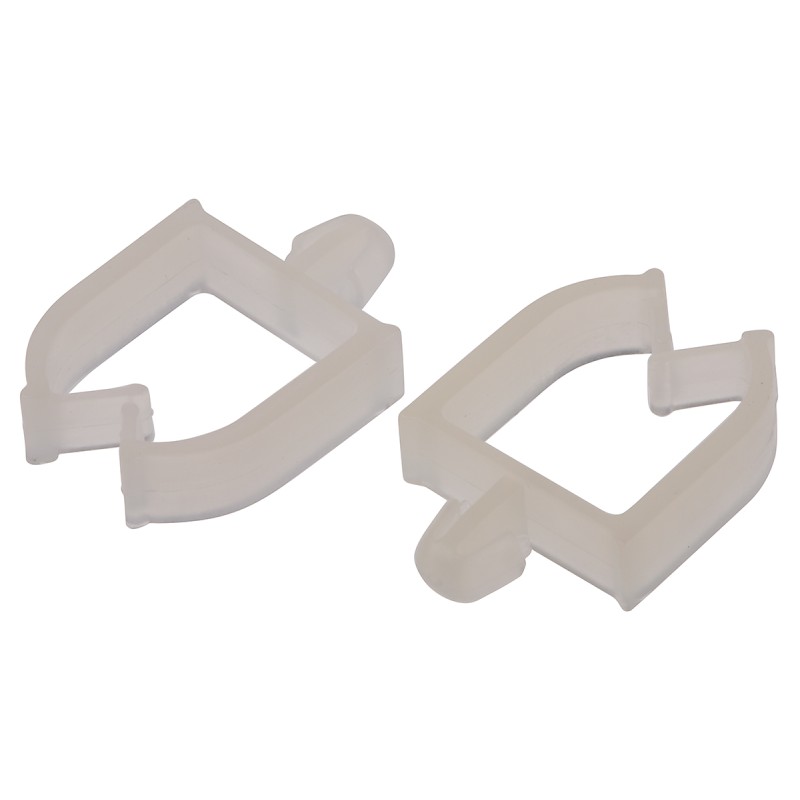 1 Bag of 50 - RS PRO Natural Nylon Wire Saddle, 10.7mm Max. Bundle