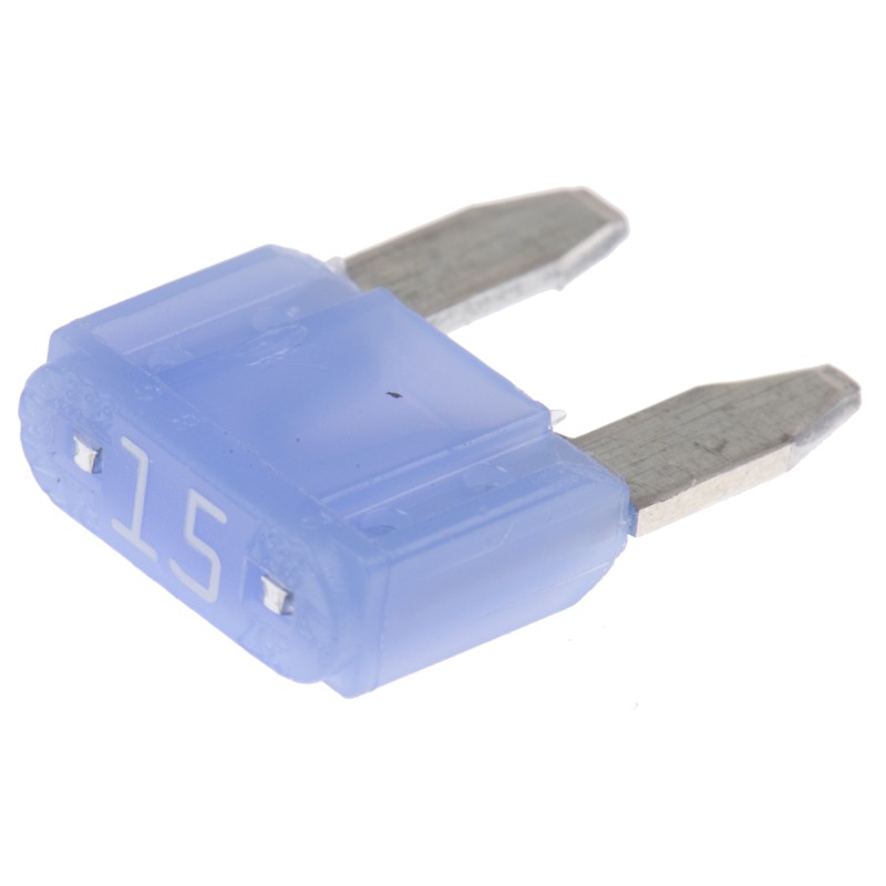 10 pcs - Littelfuse 15A Blue Blade Car Fuse, 32V dc