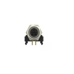 1 pcs - TE Connectivity Circular Connector, 4 Contacts, Panel Mount, M12 Connector, Socket, Female