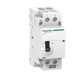 1 pcs - Schneider Electric Contactor, 240 V Coil, 2-Pole, 63 A, 2NO