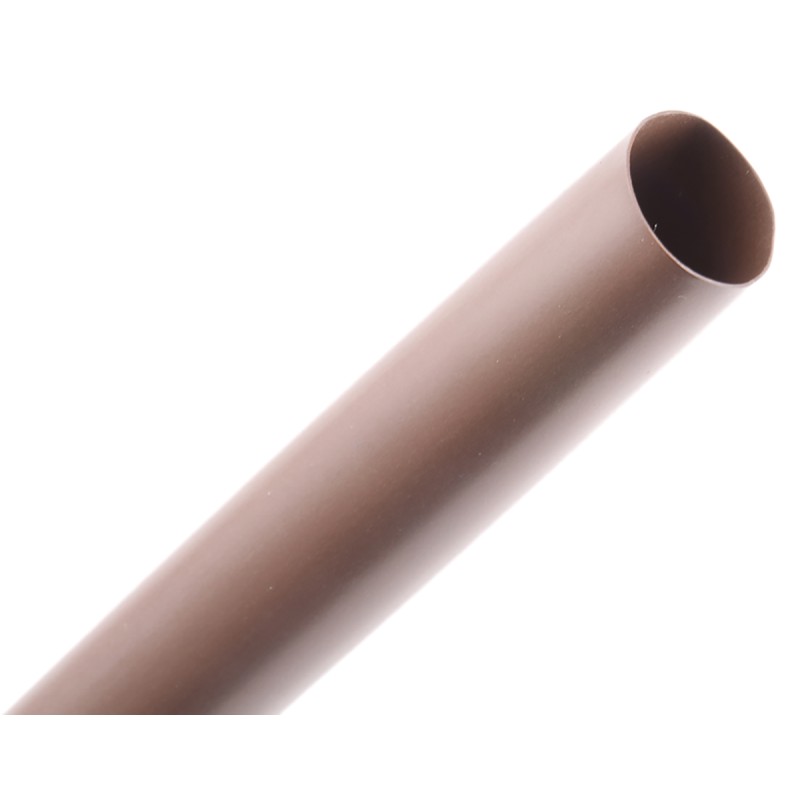 1 pcs - TE Connectivity Heat Shrink Tubing, Brown 12.7mm Sleeve Dia. x 1.2m Length 2:1 Ratio, RNF-100 Series