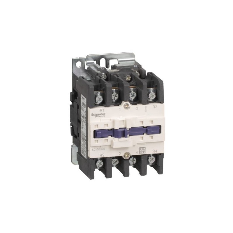 1 pcs - Schneider Electric Contactor, 48 V Coil, 4-Pole, 80 A, 2NO + 2NC