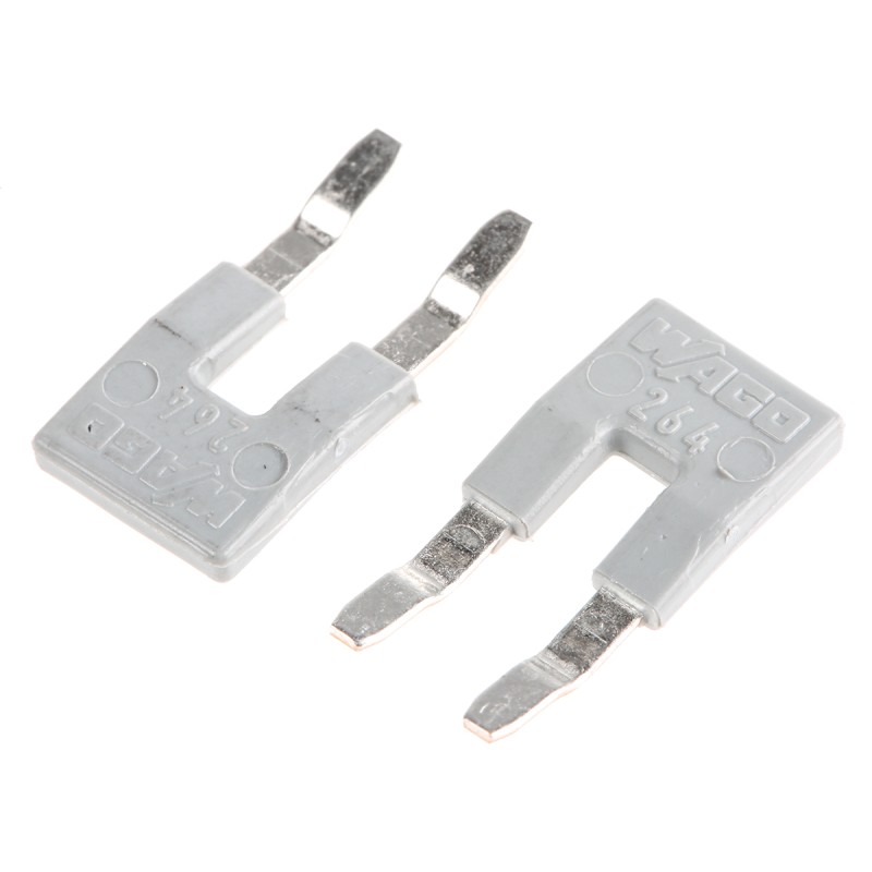 10 pcs - Wago 264 Series Jumper Bar for Use with 264 Series Terminal Blocks, 16A