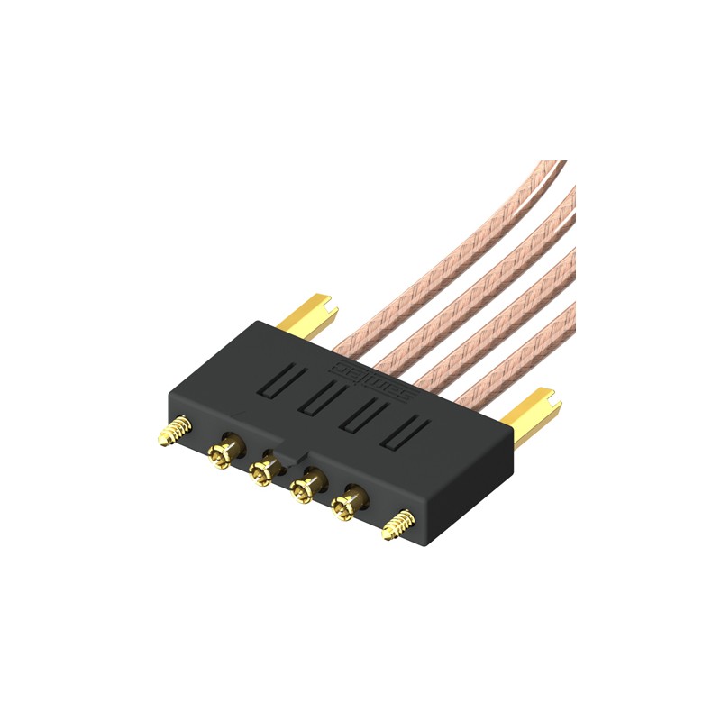 1 pcs - Samtec GRF1-C Series Male MMCX to Male MMCX Coaxial Cable, 300mm, RG316 Coaxial, Terminated