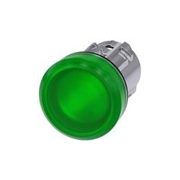 1 pcs : 3SU10516AA400AA0 - Switch Actuators INDICATOR LIGHT, GREEN, SMOOTH LENS