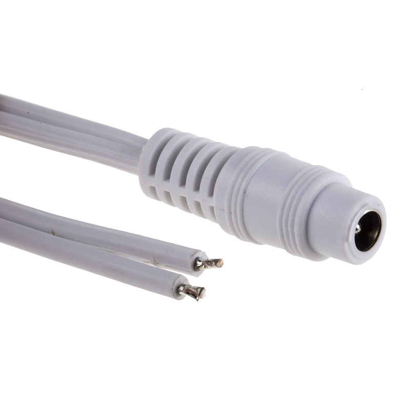 1 pcs - RS PRO 2.1mm DC Power Socket to Unterminated Power Cord, 1.8m