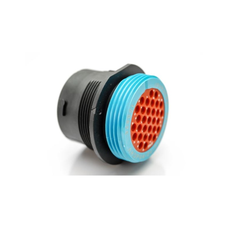1 pcs - Amphenol Industrial Circular Connector, 31 Contacts, Panel Mount, Plug, Male, IP67, IP69K, Duramate AHDP Series