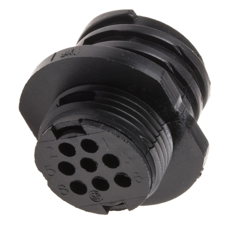 1 pcs - TE Connectivity Circular Connector, 8 Contacts, Cable Mount, Socket, Male, CPC Series 2 Series