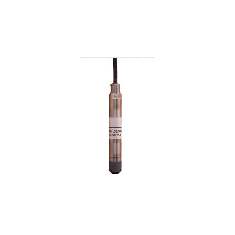 1 pcs - Flowline DeltaSpan Series Pressure Level Transmitter Level Sensor, 2 Wire Output, Horizontal, Vertical, Buna-N,
