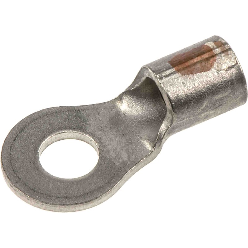 10 pcs - TE Connectivity, STRATO-THERM Uninsulated Ring Terminal, M3.5 Stud Size, 1mm² to 2.6mm² Wire Size