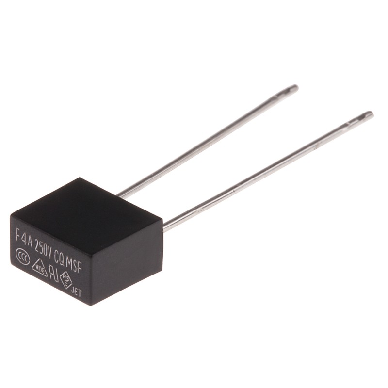 10 pcs - RS PROPC Board Non Resettable Fuse, Radial 4A, 250V