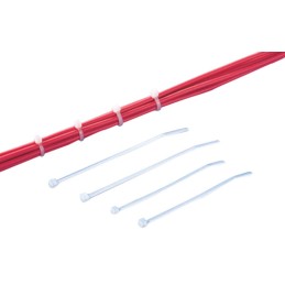1 Bag of 100 - HellermannTyton Cable Tie, 150mm x 3.5 mm, Natural Polyamide 6.6 (PA66), Pk-100