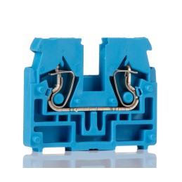 10 pcs - Wago 869 Series Blue DIN Rail Terminal Block, 2.5mm², Single-Level, Cage Clamp Termination, ATEX, IECEx