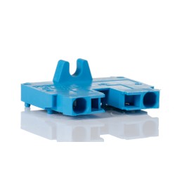 10 pcs - Wago 869 Series Blue DIN Rail Terminal Block, 2.5mm², Single-Level, Cage Clamp Termination, ATEX, IECEx