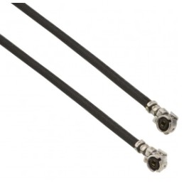 1 pcs - Amphenol AMC Series Male U.FL to Male U.FL Coaxial Cable, 300mm, Terminated