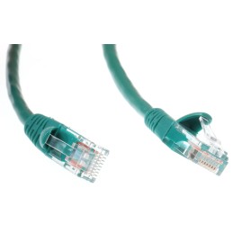 1 pcs - RS PRO Cat5e Male RJ45 to Male RJ45 Ethernet Cable, U/UTP, Green PVC Sheath, 3m