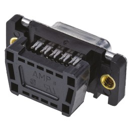 1 pcs - TE Connectivity Amplimite HDF-20 9 Way Right Angle Cable Mount D-sub Connector Socket, 2.76mm Pitch