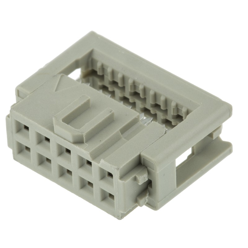 1 pcs - HARTING 10-Way IDC Connector Socket for Cable Mount, 2-Row