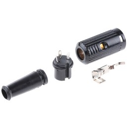 1 pcs - RS PRO 3 Pole Din Socket, 1A, 100 V ac, Push Lock, Female, Cable Mount